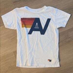 Kids White Graphic T-Shirt
